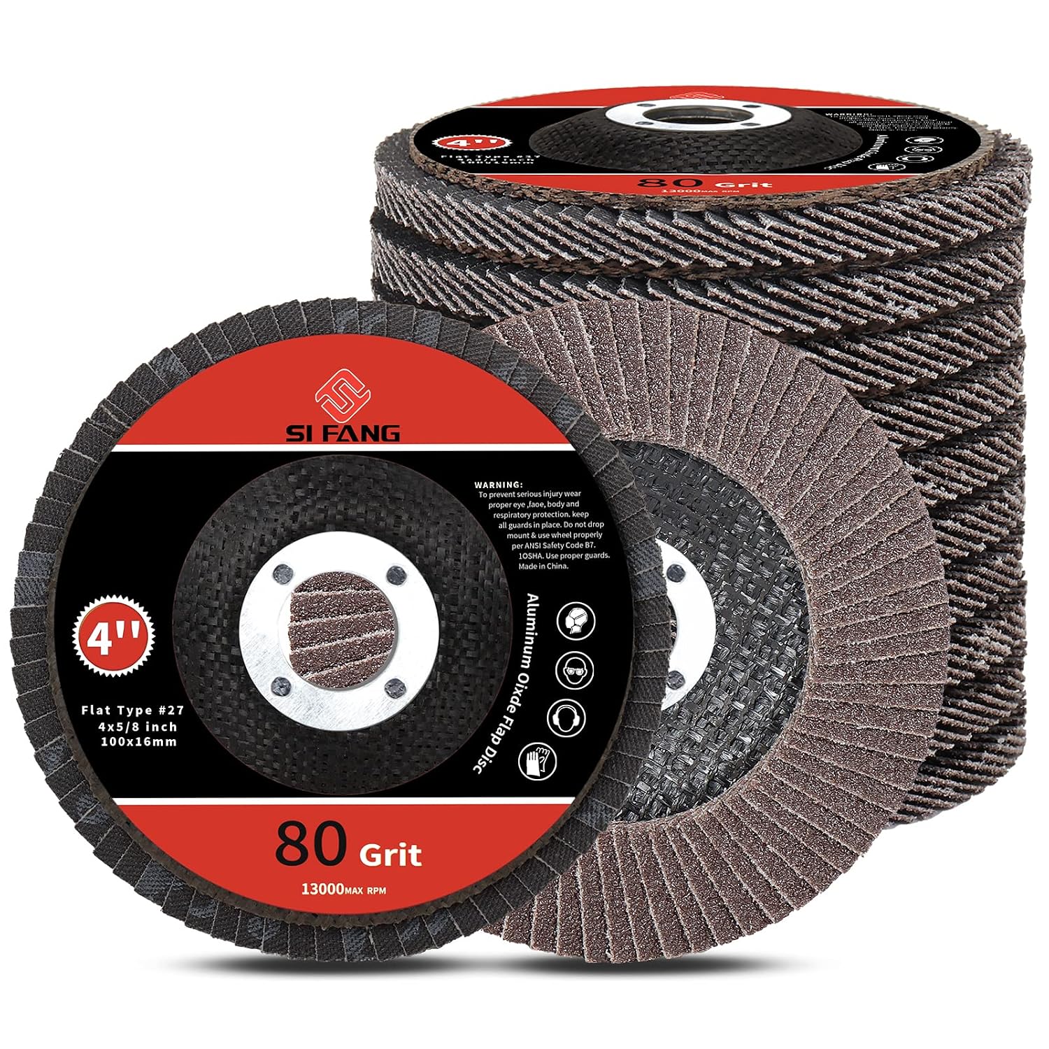 Angle Grinder Flap Disc Set - Zestaw 100 mm tarcz z cyrkonii