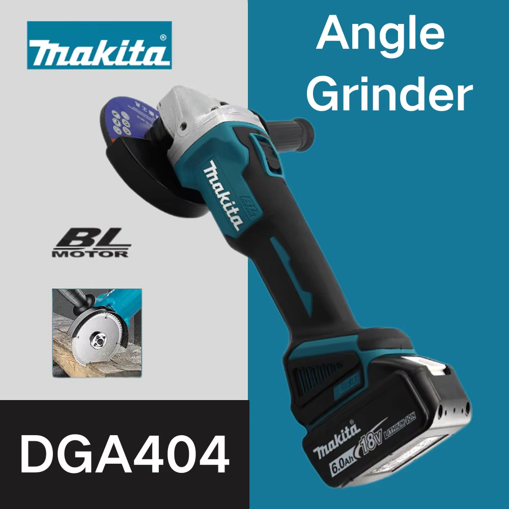 Cordless Angle Grinder 125Mm Brushless - Makita 18V Nowa szlifierka akumulatorowa DGA404