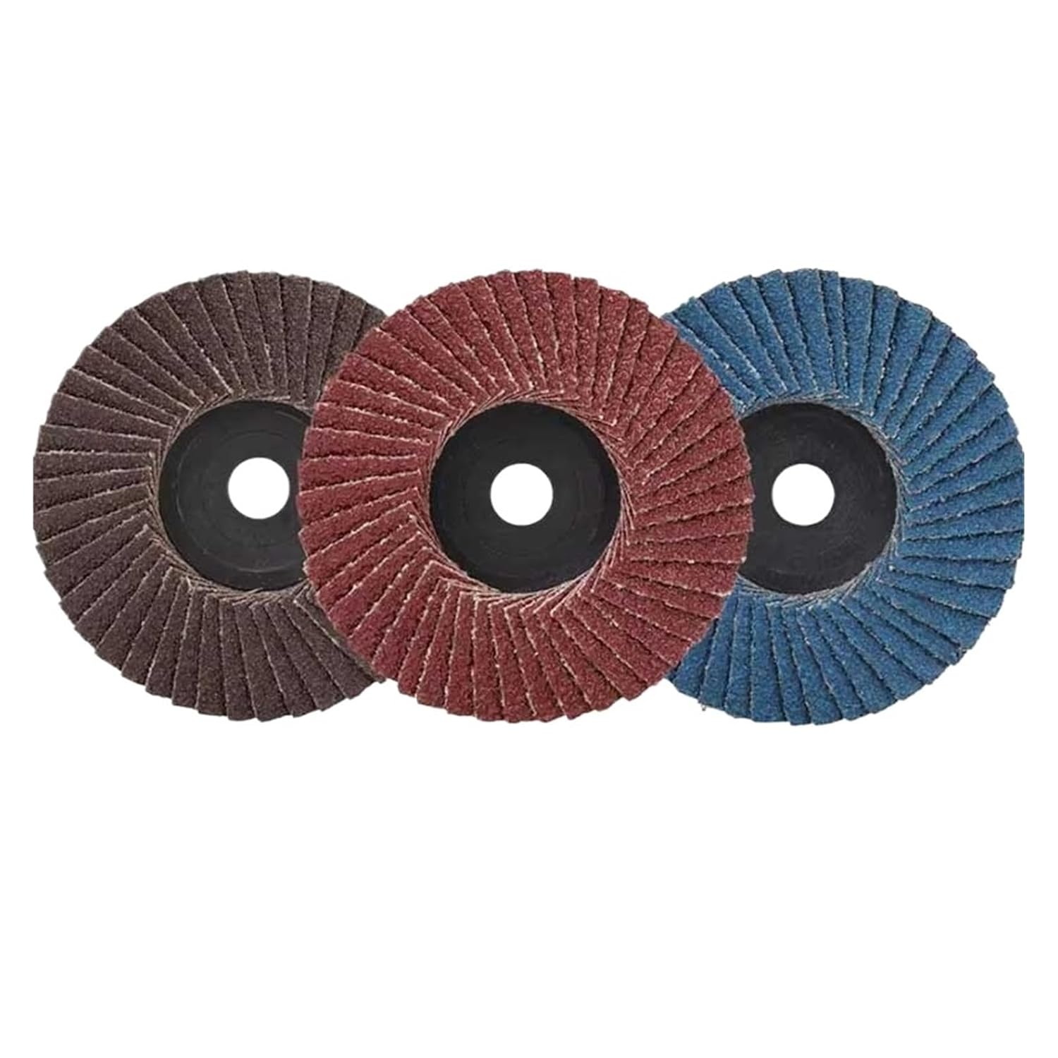 Angle Grinder Flap Disc Set - Zestaw 3 szt. tarcz listkowych 3