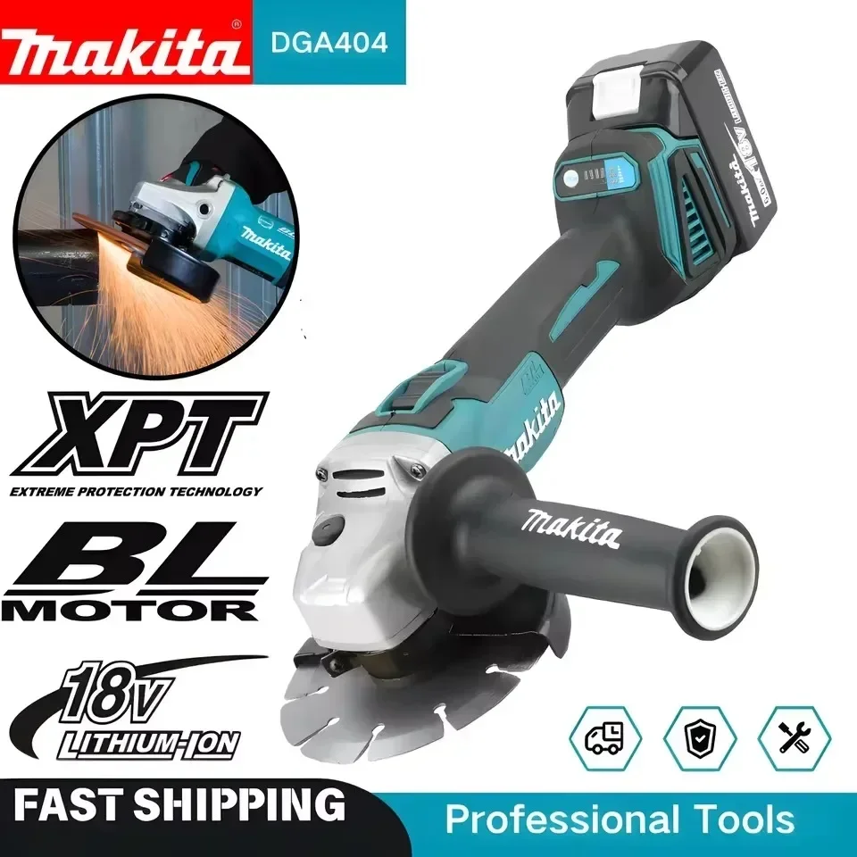 Cordless Angle Grinder 125Mm Brushless - Akumulatorowa szlifierka kątowa Makita DGA404 o