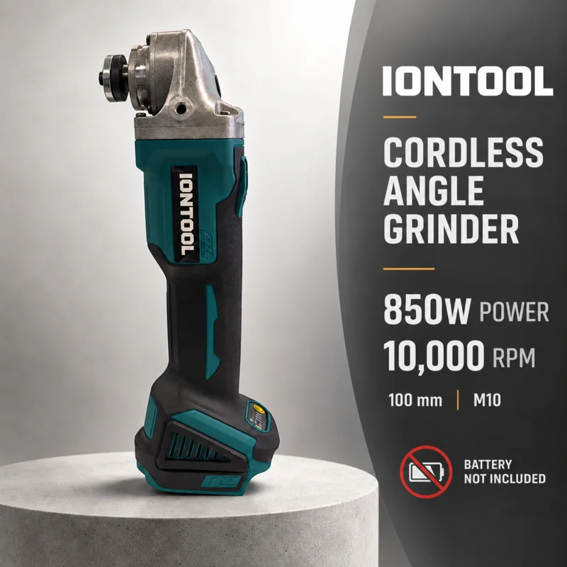 Brushless Grinder 100Mm 850W - IONTOOL – akumulatorowa szlifierka kątowa bezszczotkowa
