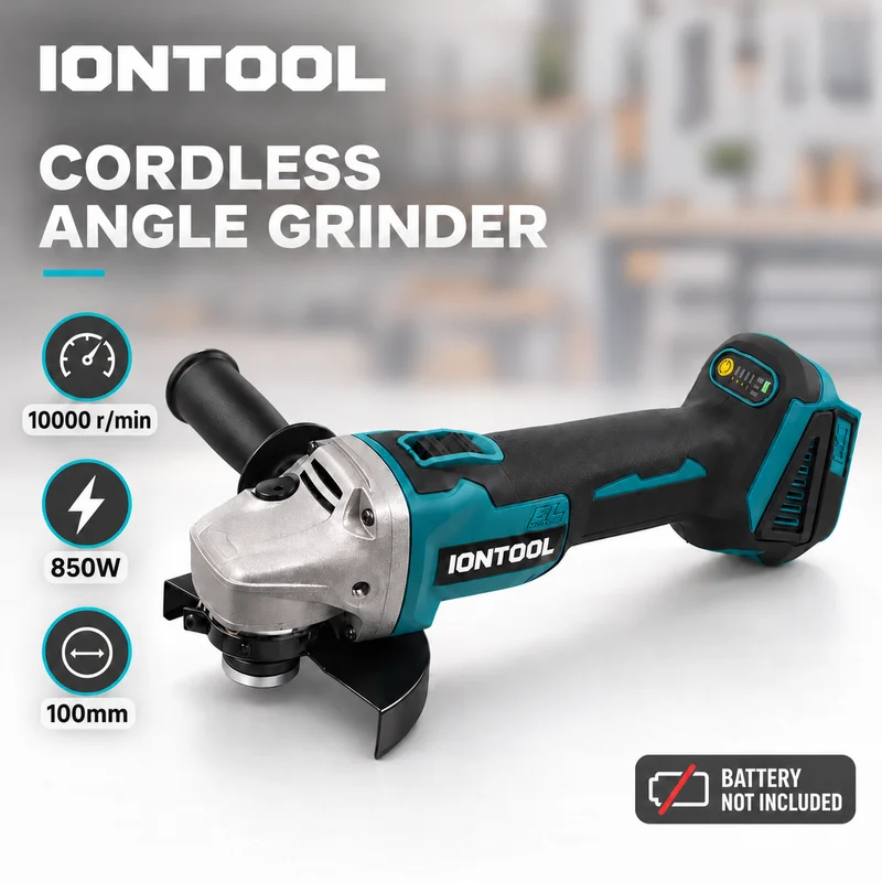 Brushless Grinder 100Mm 850W - IONTOOL – przenośna, akumulatorowa szlifierka kątowa