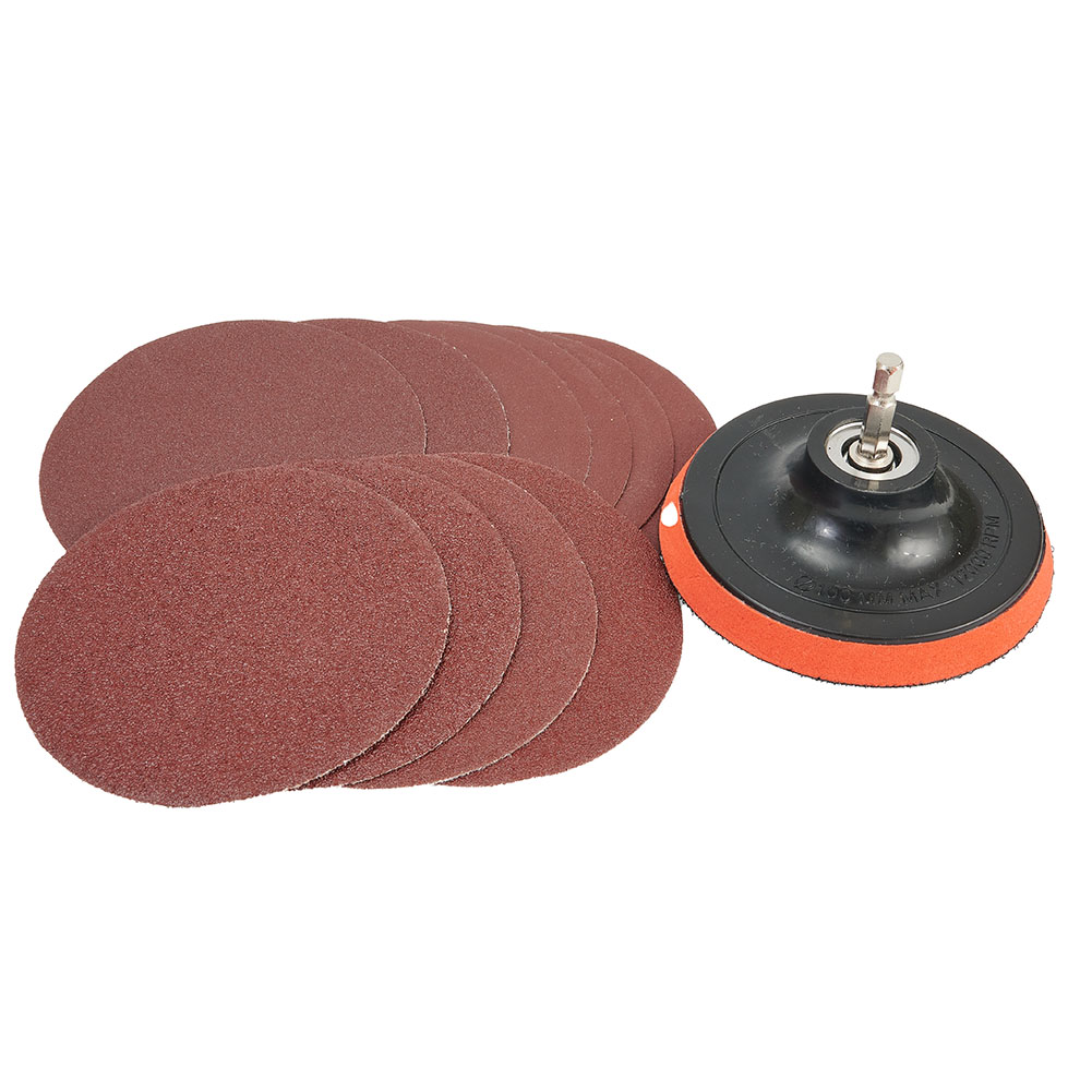 Grinder Polishing Pad Kit - 12 sztuk 4-calowych tarcz szlifierskich 60-240