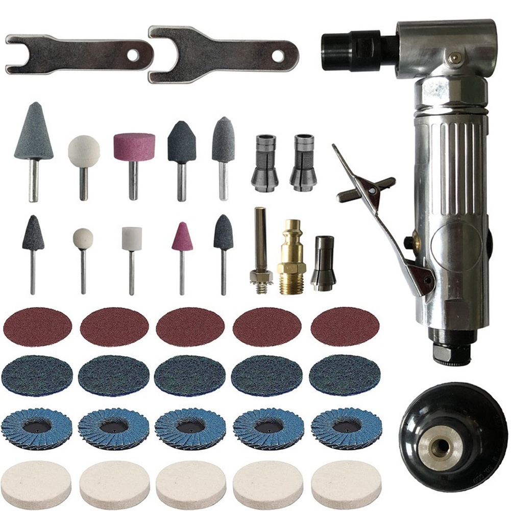 Die Grinder 1/4 Inch Air - Zestaw narzędzi do obróbki powierzchni pneumatyczną,
