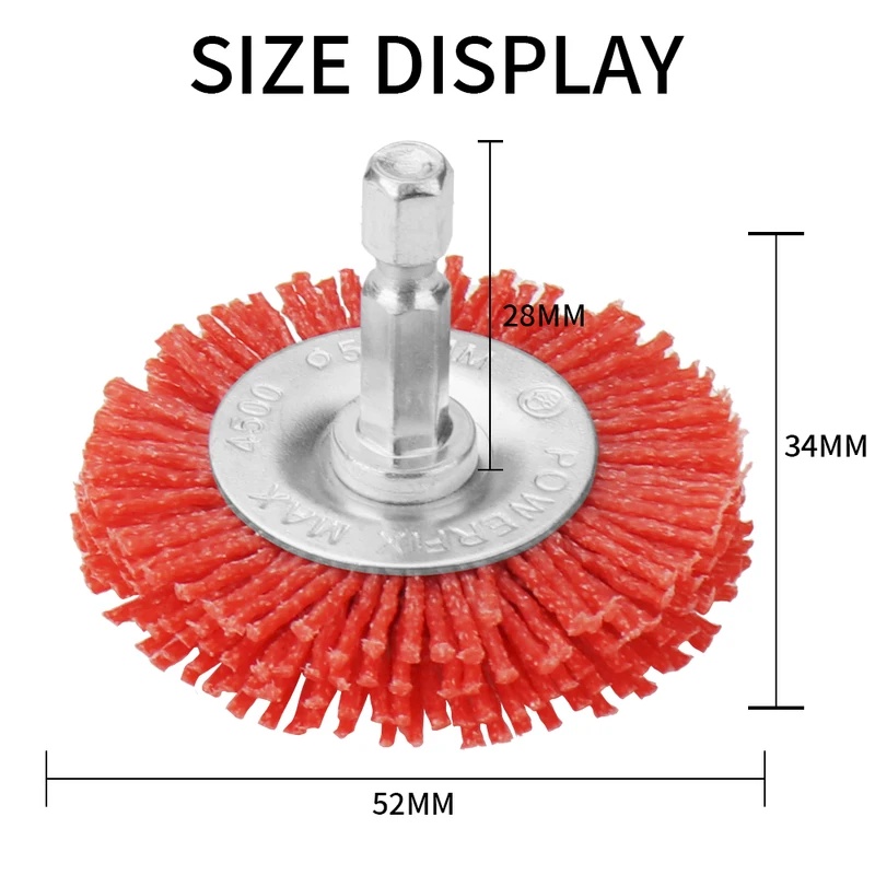 Szczotka nylonowa płaska, druc – Angle Grinder Wire Brush Wheel recenzja i cena
